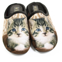 Kapcie damskie kotek Sanital Flex brązowe Z30758X r.39