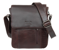 Brązowa skórzana listonoszka męska Wild Natural 787 B