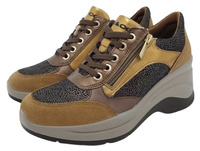 Sneakersy Na Koturnie Igi&Co 4656711 Skóra Brąz r37