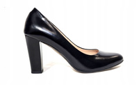 KLASYCZNE do biura Espirito 588 czarne lico r39,5