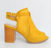 sandały EVENTO wygoda 0904 yellow siateczka r37