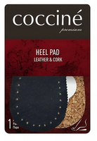 Skórzane Podpiętki na Korku Czarne Coccine HEEL PAD  r.M (38-40)