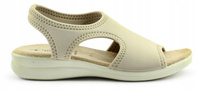 Elastyczne sandały SANITAL FLEX 8024 beżowe r38