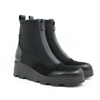 Czarne botki na koturnie Hispanitas HI243711 r41