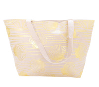 Torba plażowa w złote printy Bagia 11979-5