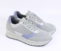Sneakersy damskie ze srebrnymi wstawkami Igi&Co 5662222 Szare r40