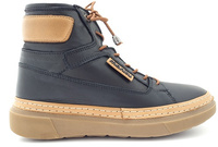 Trzewiki Skórzane Manitu 990354-01 Czarny r40