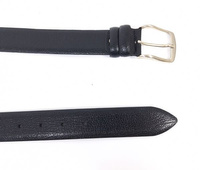 Pasek męski skórzany Vera Pelle czarny