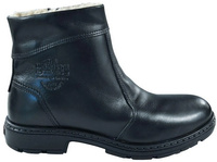 Skórzane Botki Męskie Pegada 181681 Czarny r42